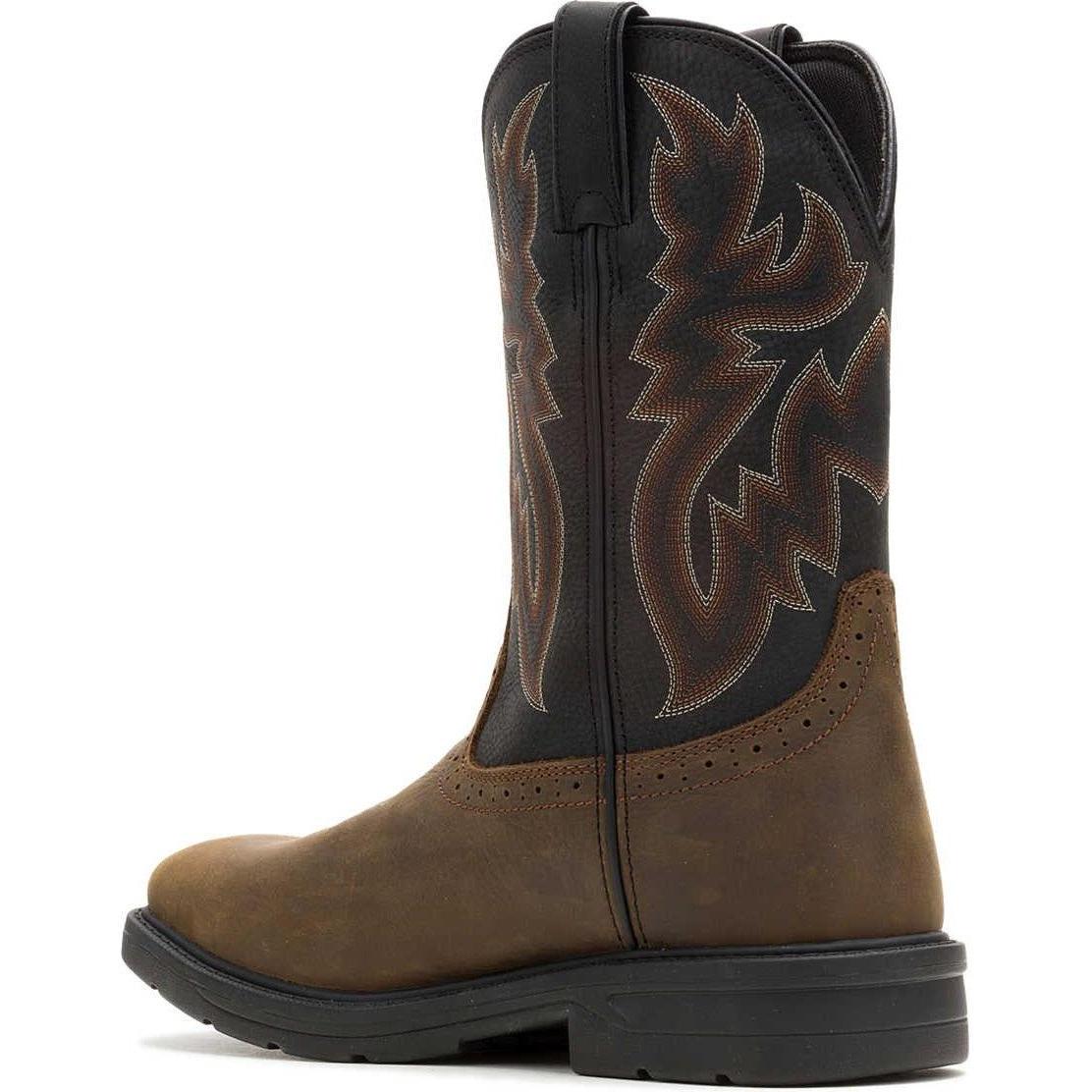 Wolverine Men's Rancher Level Steel Toe Waterproof Western Work Boot - Brown - W251043 - Overlook Boots