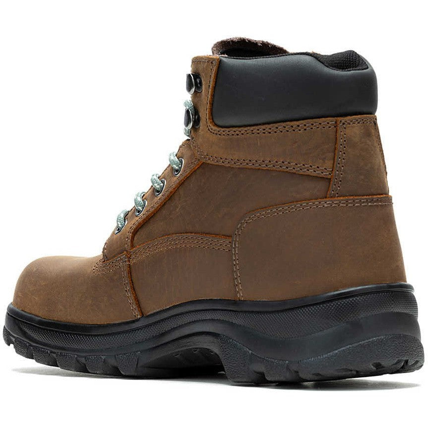 Wolverine Women's Carlsbad 6" Steel Toe Waterproof Work Boot- Brown- W241012 - Overlook Boots