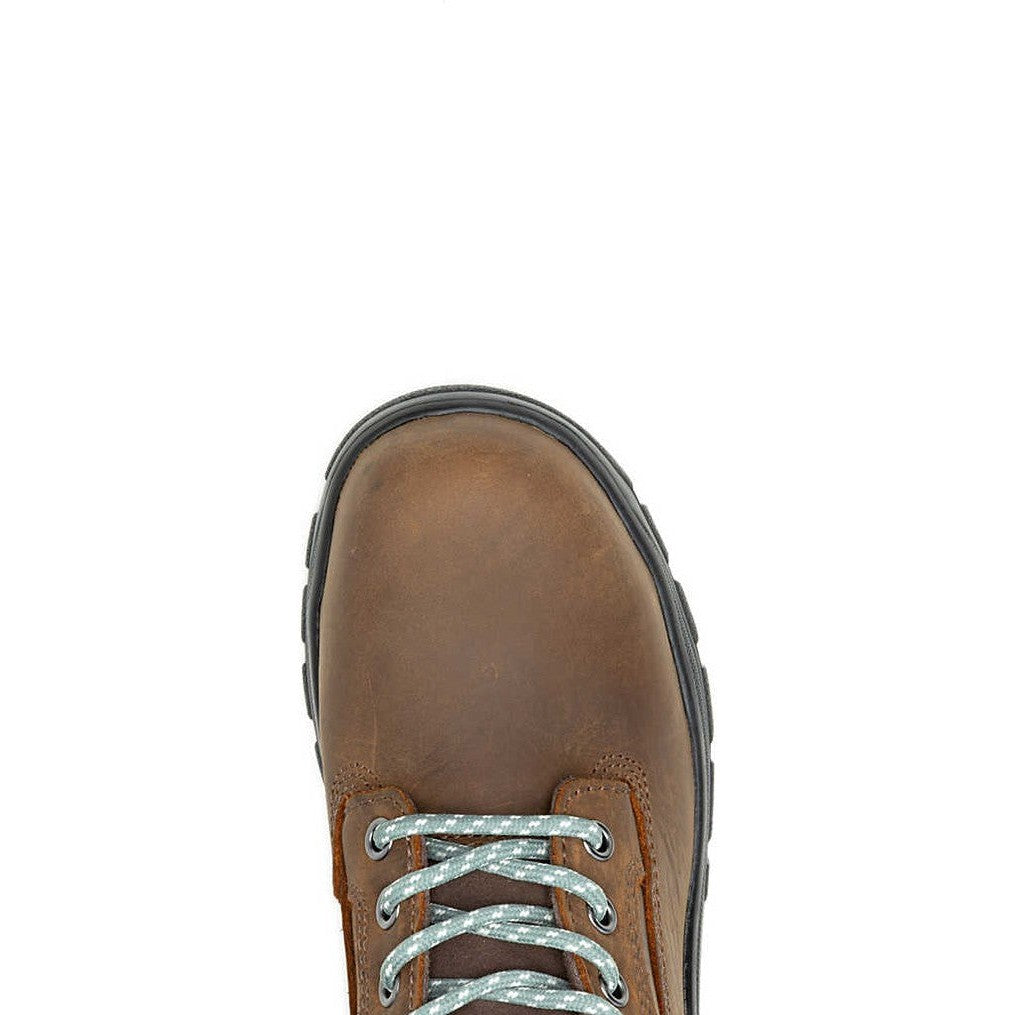 Wolverine Women's Carlsbad 6" Steel Toe Waterproof Work Boot- Brown- W241012 - Overlook Boots