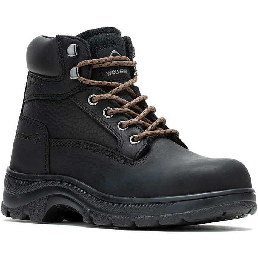 Wolverine Women's Carlsbad 6" Steel Toe Waterproof Work Boot- Black- W241013 - Overlook Boots