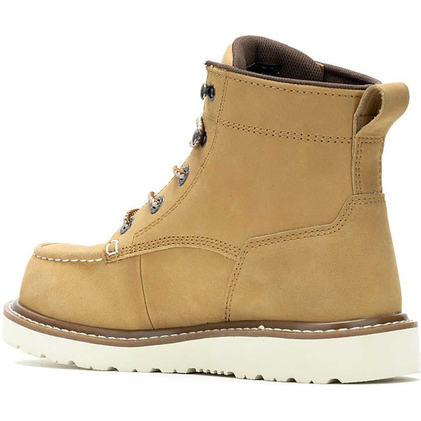 Wolverine Women's Trade Wedge Unlined 6" Composite Toe Work Boot- Sand- W241059 - Overlook Boots