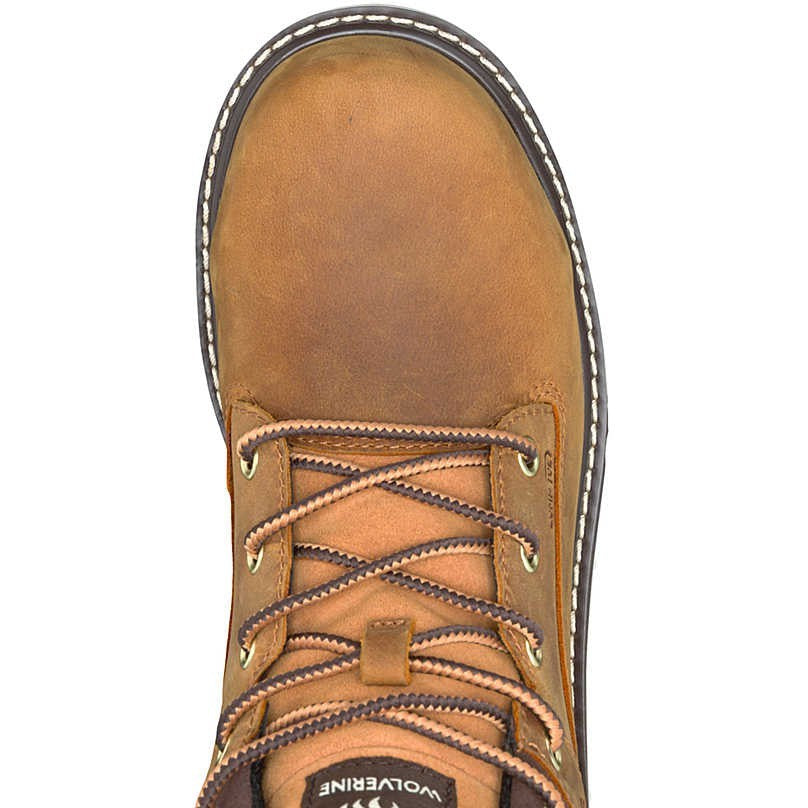 Wolverine Women's Revival 6" Composite Toe Waterproof Slip Resistant Work Boot -Cashew- W241141 - Overlook Boots