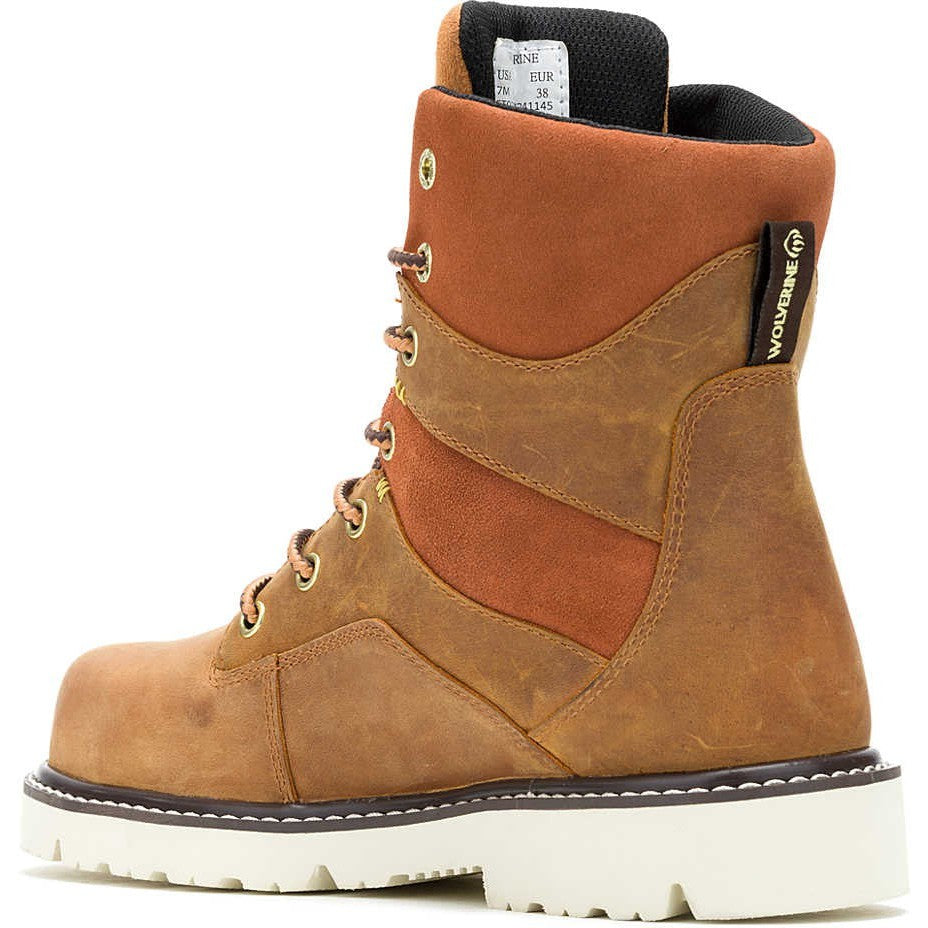 Wolverine Women's Revival 8" Composite Toe Waterproof Work Boot -Cashew- W241145 - Overlook Boots