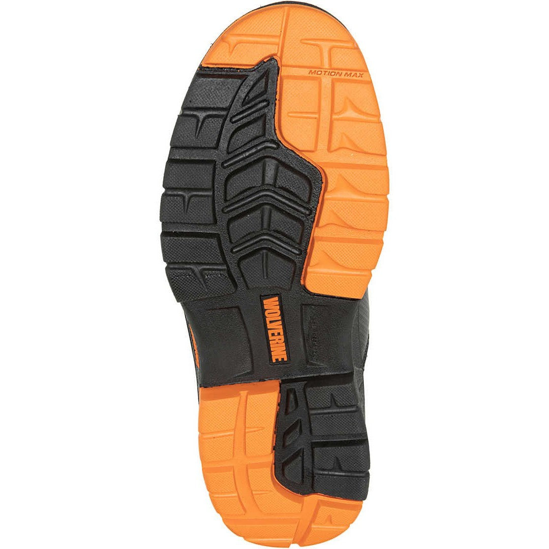 Wolverine Men's Overpass 6" Safety Toe Waterproof Composite Toe Work Boot -Black- W241180 - Overlook Boots