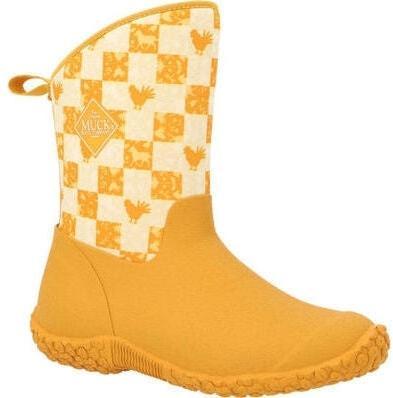 Muck Women's Muckster II Mid Waterproof Ankle Work Boot -Yellow- WM28FRM - Overlook Boots