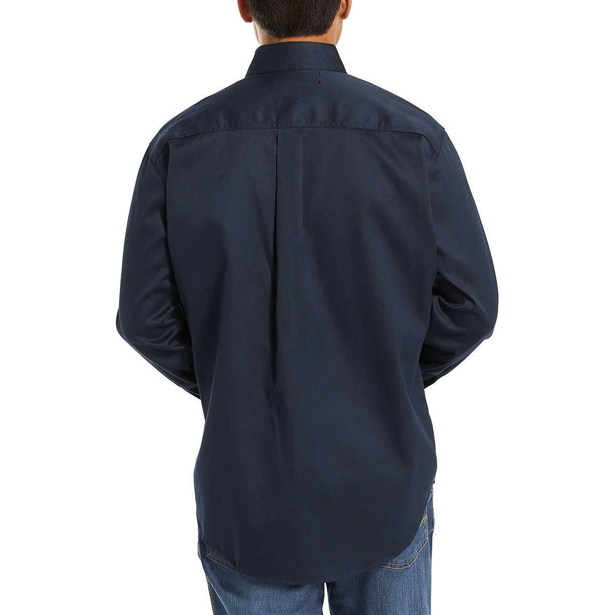 Wolverine Men's Flame Resistant Twill Long Sleeve Shirt - Navy - W1203320-417 - Overlook Boots