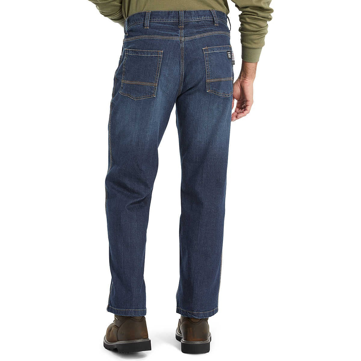Wolverine Men's Flame Resistant Stretch Denim Pants - Denim - W1207040-401 - Overlook Boots