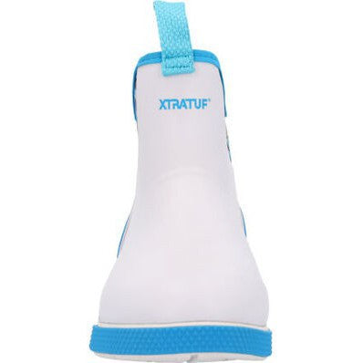 Xtratuf Men's Guy Harvey 6" Soft Toe Waterproof Ankle Deck Sport Boot- White- XADSMGH1 - Overlook Boots