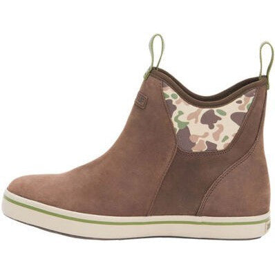 Xtratuf Men's Leather 6" Waterproof Ankle Deck Work Boot -Camo- XALDCAM - Overlook Boots