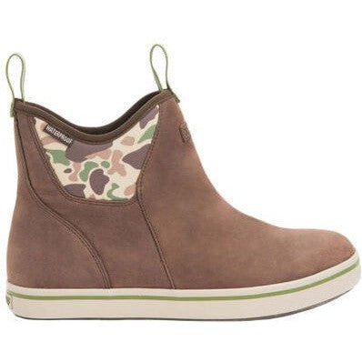 Xtratuf Men's Leather 6" Waterproof Ankle Deck Work Boot -Camo- XALDCAM - Overlook Boots