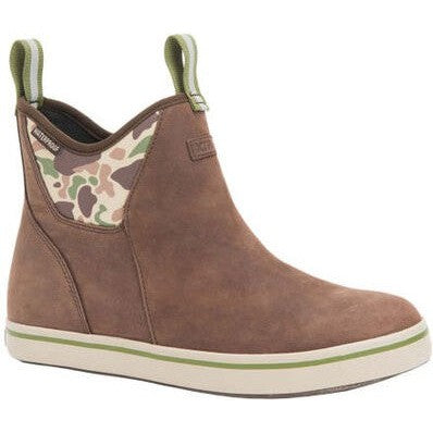 Xtratuf Men's Leather 6" Waterproof Ankle Deck Work Boot -Camo- XALDCAM 7 / Medium / Camo - Overlook Boots