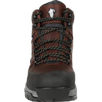 Michelin Men's Hydroedge 6" Steel Toe Waterproof Work Boot -Brown- XHY662 - Overlook Boots