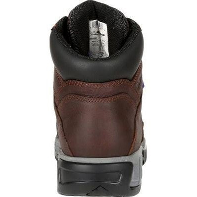 Michelin Men's Hydroedge 6" Steel Toe Waterproof Work Boot -Brown- XHY662 - Overlook Boots