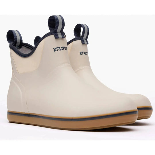 Xtratuf Men's Ankle 6" Waterproof Pull On Deck Boot - Navy - XMAB100 - Overlook Boots