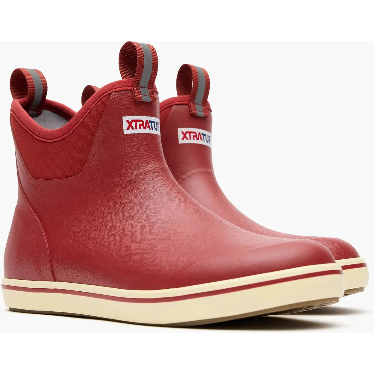 Xtratuf Men's Ankle 6" Waterproof Moisture Wicking Deck Boot - Red - XMAB602 - Overlook Boots