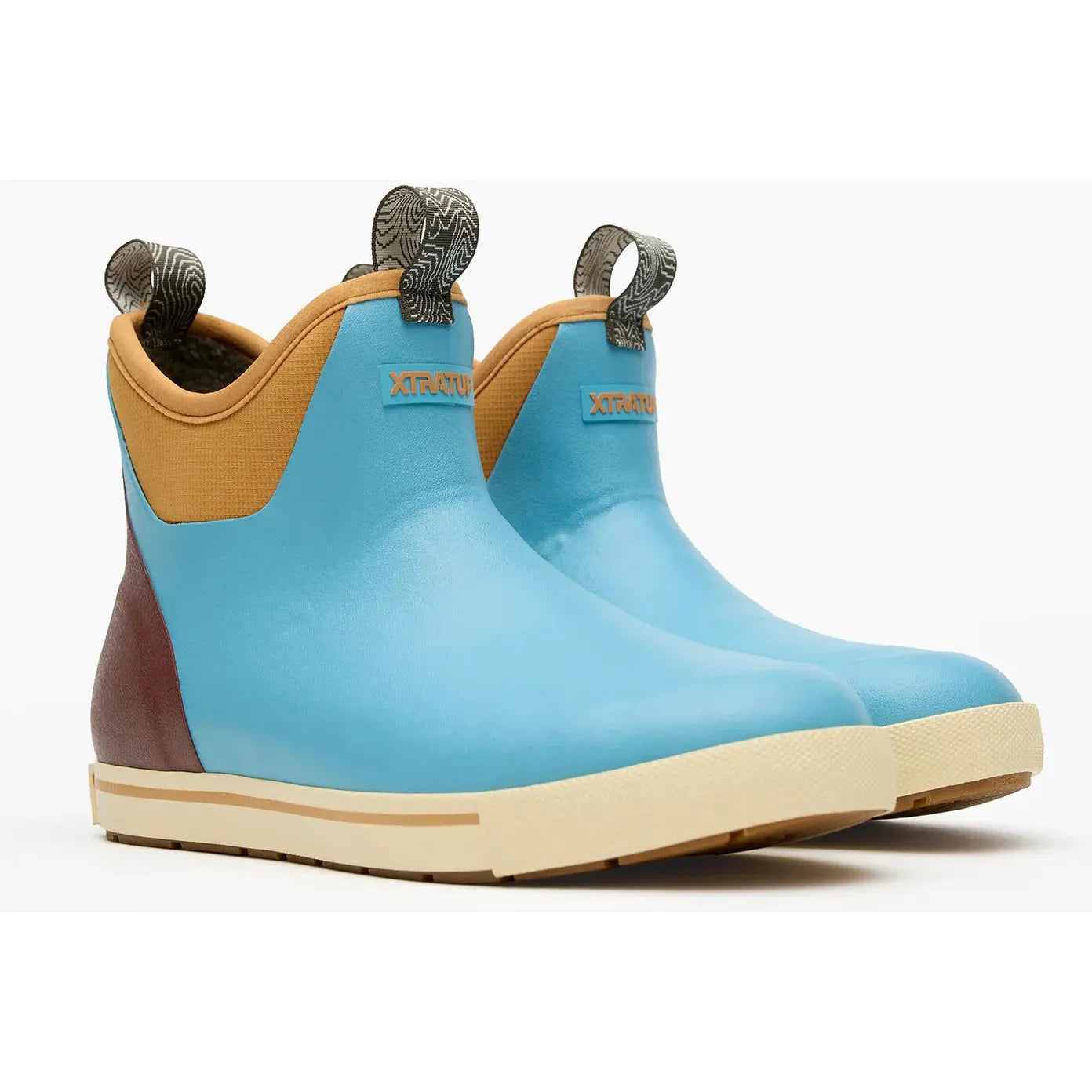 Xtratuf Men's Camp Fleece Lined 6" Waterprof Ankle Deck Boot - Blue - XMADBC20 - Overlook Boots