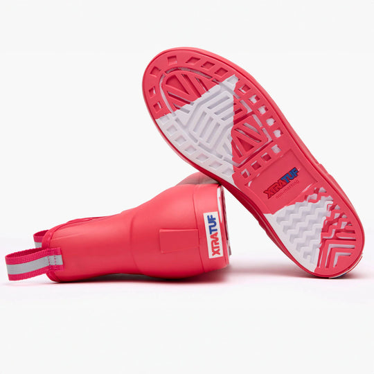 Xtratuf Women's Ankle Deck 6" Waterproof Pull On Boot - Pink - XWAB401 - Overlook Boots