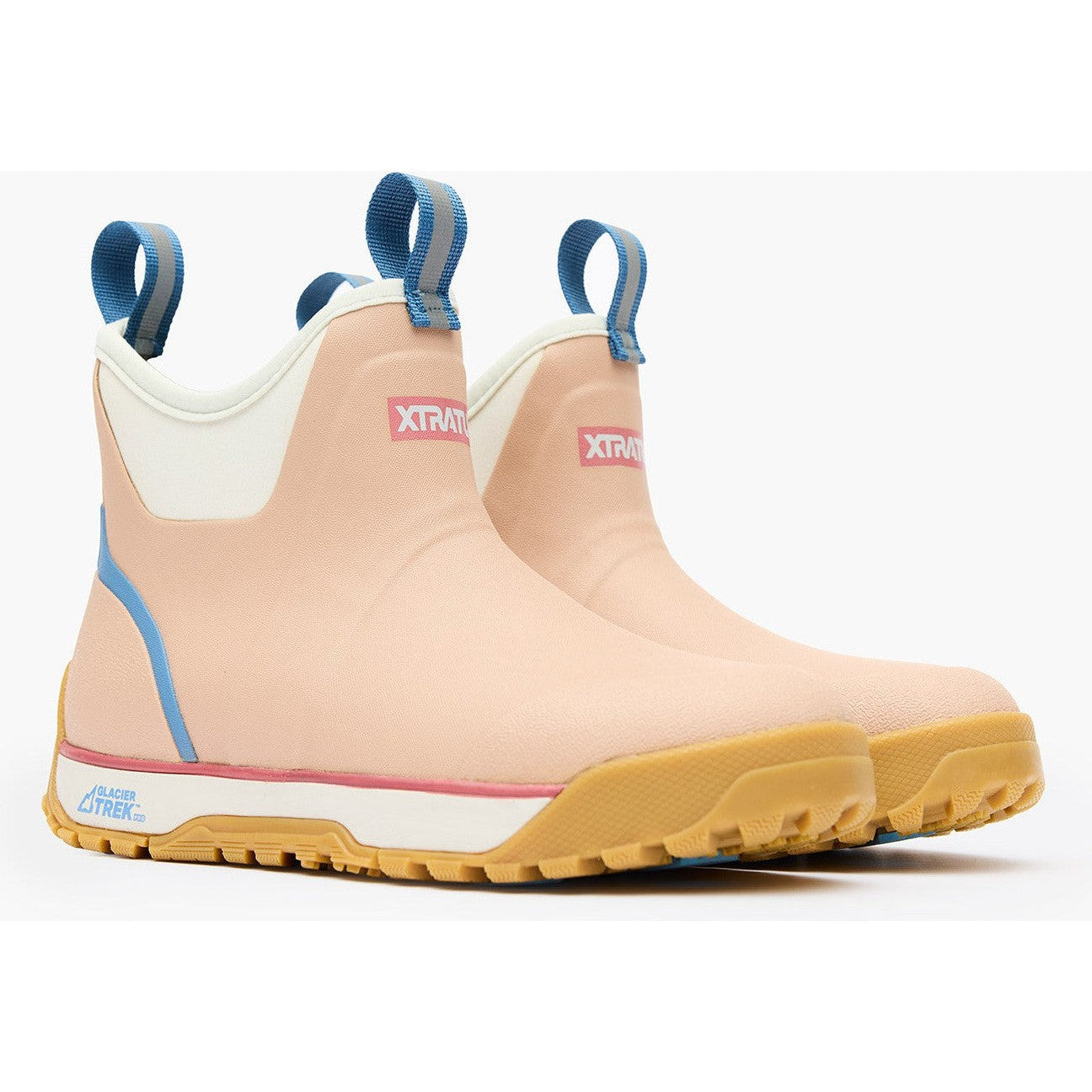 Xtratuf Women's Ice Fleege Lined Waterproof Ankle Deck Work Boot -Brown- XWABI400 - Overlook Boots