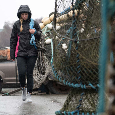 Xtratuf Women's Leather 6" Waterproof Ankle Deck Work Boot -Grey- XWAL1BG - Overlook Boots