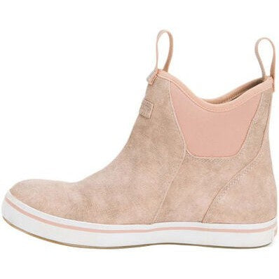 Xtratuf Women's Leather 6" Waterproof Ankle Deck Work Boot -Pink- XWAL400 - Overlook Boots