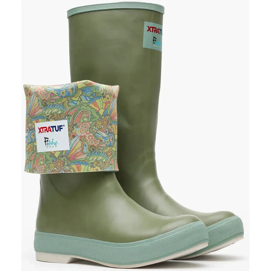 Xtratuf Women's Legacy 15" Waterproof Slip Resistant Work Boot - Grey - XWL10FBB - Overlook Boots