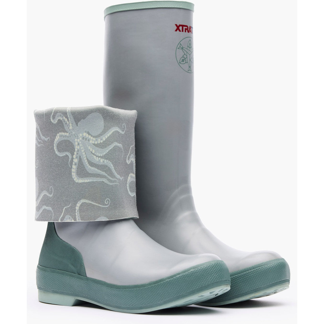 Xtratuf Women's Legacy 15" Waterproof Slip Resistant Work Boot -Grey- XWL1OP - Overlook Boots