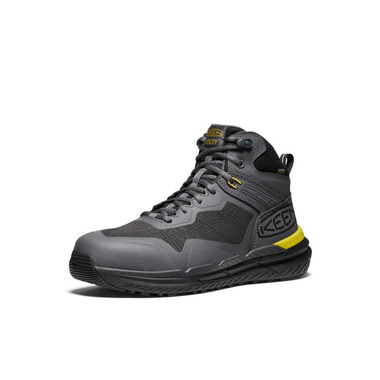 Keen Men's Synchro Carbon Toe Waterproof Work Boot- Black- 1030305 - Overlook Boots