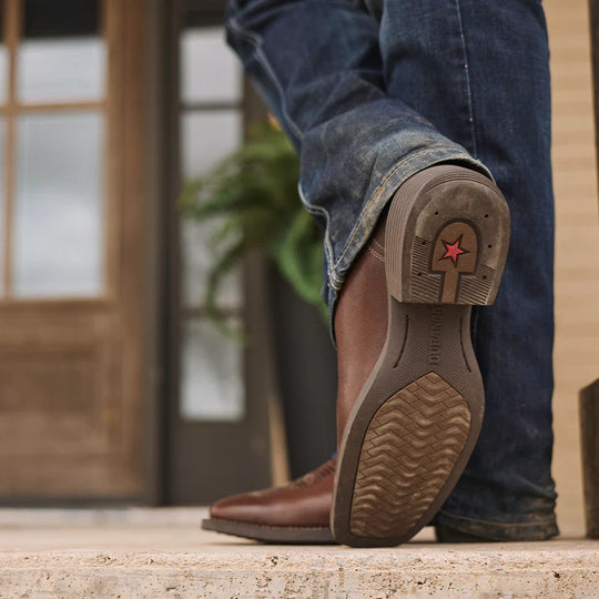 Durango Men's Shyloh 5" Soft Toe Chelsea Work Boot- Chestnut- DDB0526 - Overlook Boots