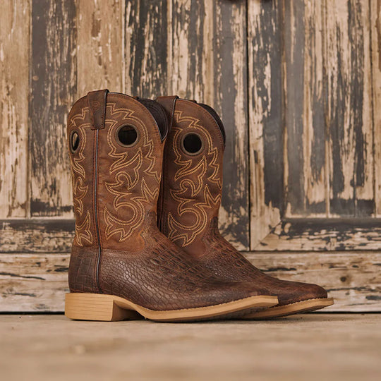 Durango Men's Shyloh 11" Square Toe Western Work Boot- Brown- DDB0530 - Overlook Boots