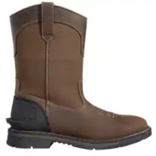 Carhartt Men's Montana 11" Steel Toe Waterproof Work Boot - Brown - FQ1284-M 7 / Medium / Dark Brown - Overlook Boots