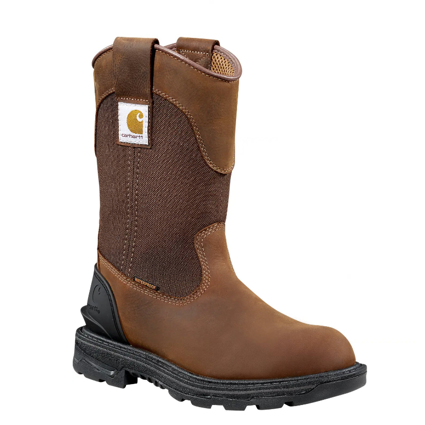 Carhartt Women s Ironwood 11 Alloy Toe WP Wellington Boot Brown FT1
