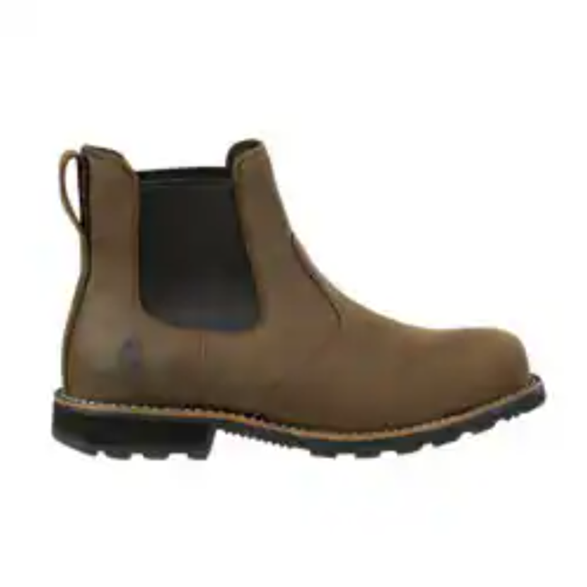 Carhartt Men's Frontier Soft Toe Water Resist Chelsea Boot- Brown- FN5155-M - Overlook Boots