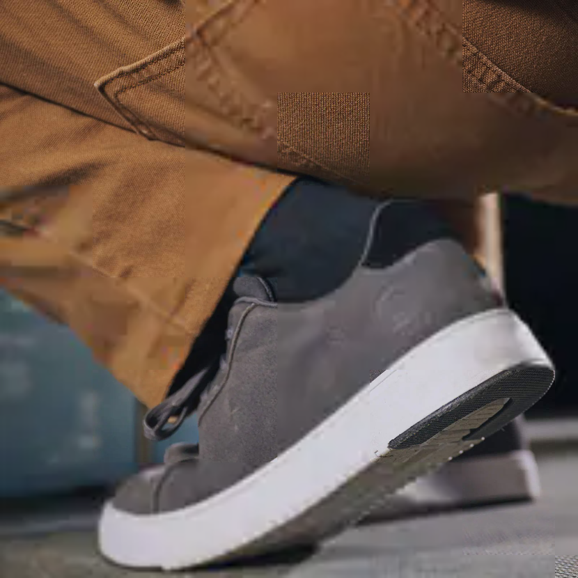 Carhartt Men's Detroit Composite Toe Leather Sneaker Shoe - Grey - FC2423-M - Overlook Boots