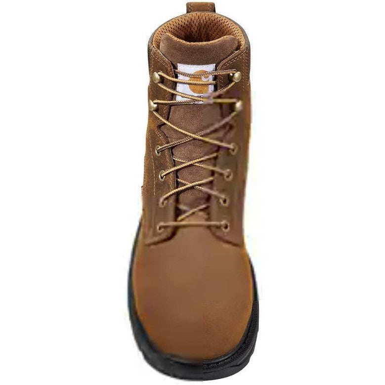 Carhartt Men's Ironwood 6" Alloy Toe Waterproof Work Boot - Brown - FT6500-M - Overlook Boots