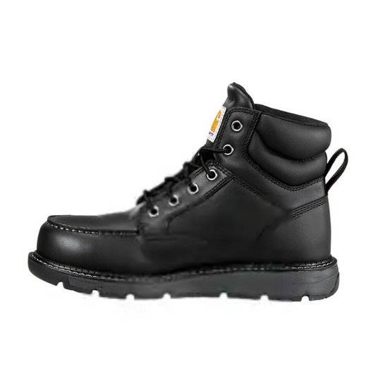 Carhartt Women's Millbrook 6" Nano Toe Waterproof Wedge Work Boot- Black- FM6444-W - Overlook Boots