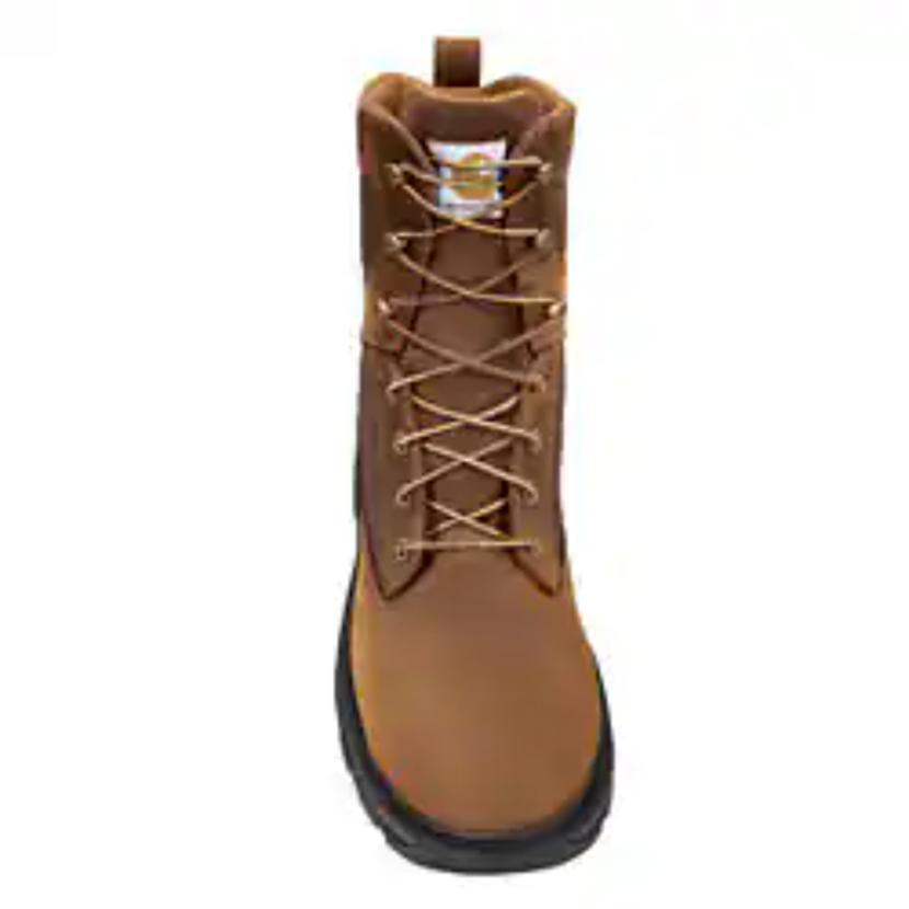 Carhartt Men's Ironwood 8" Alloy Toe Waterproof Work Boot - Brown - FT8500-M - Overlook Boots
