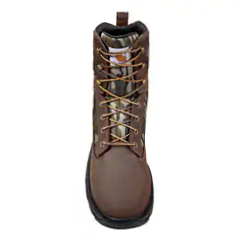 Carhartt Men's Ironwood Camo 8" Soft Toe Waterproof Work Boot -Mossy Oak- FT8002-M - Overlook Boots