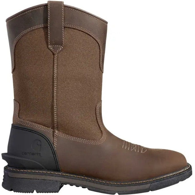 Carhartt Men's Montana 11" Soft Toe Waterproof Work Boot -Brown- FQ1084-M 7 / Medium / Dark Brown - Overlook Boots
