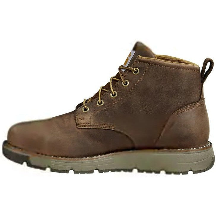 Carhartt Men's Millbrook Steel Toe Waterproof Wedge Work Boot -Brown- FM5204-M - Overlook Boots