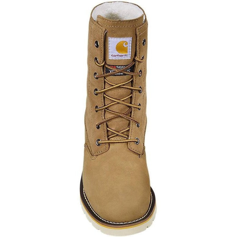 Carhartt Women's Fold Down 8" Waterproof Wedge Winter Boot -Hickory- FW8069-W - Overlook Boots