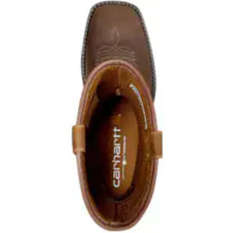 Carhartt Men's Montana 11" Soft Toe Waterproof Work Boot -Brown- FQ1084-M - Overlook Boots