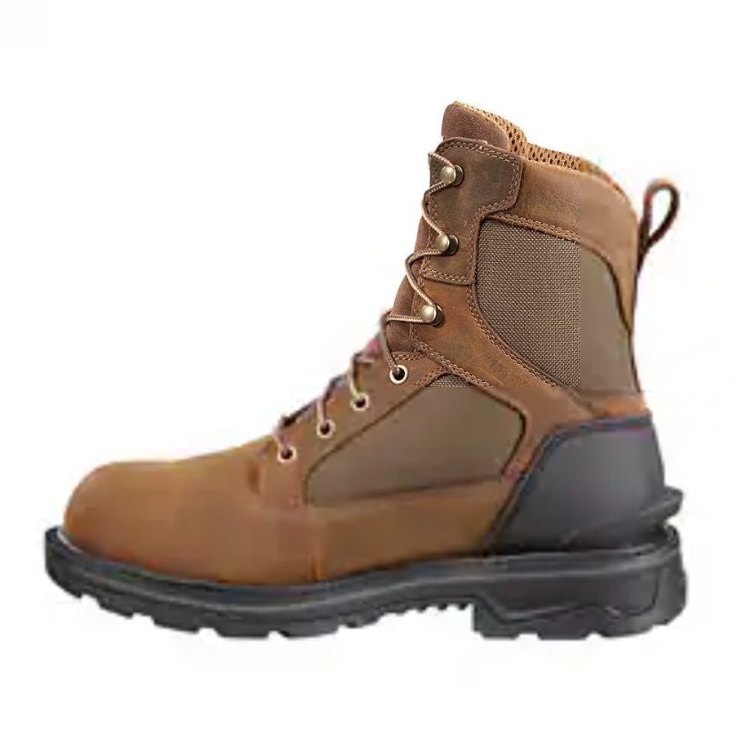 Carhartt Men's Ironwood 8" Alloy Toe Waterproof Work Boot - Brown - FT8500-M - Overlook Boots