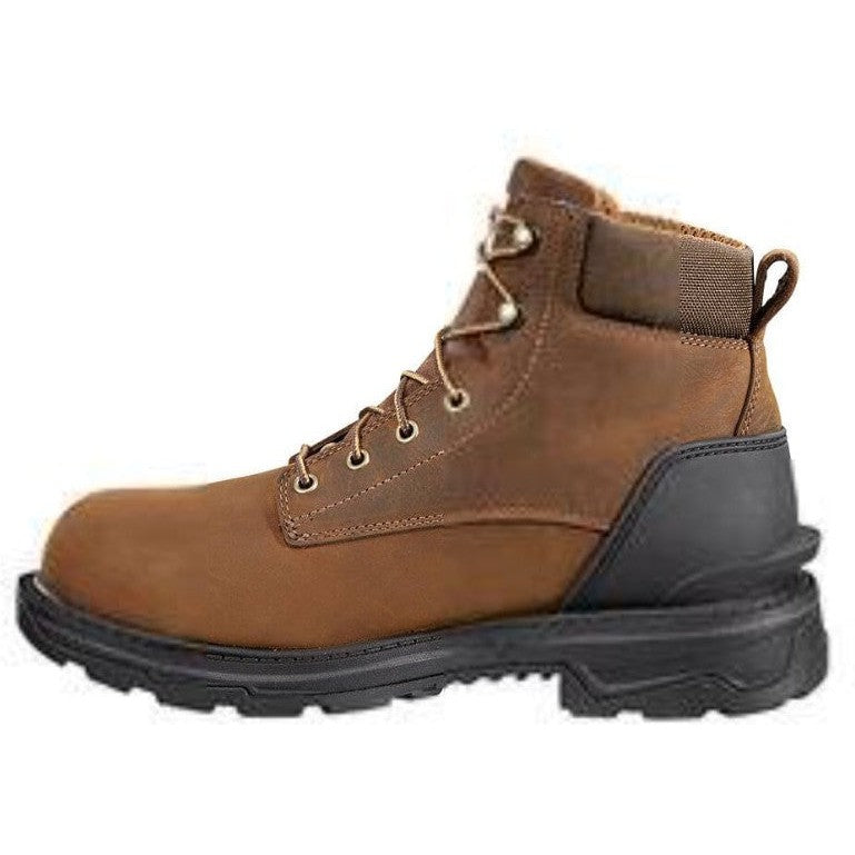 Carhartt Men's Ironwood 6" Alloy Toe Waterproof Work Boot - Brown - FT6500-M - Overlook Boots
