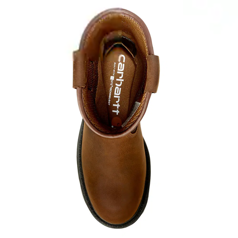 Carhartt Women's Ironwood 11" Alloy Toe Waterproof Wellington Boot -Brown- FT1502-W - Overlook Boots