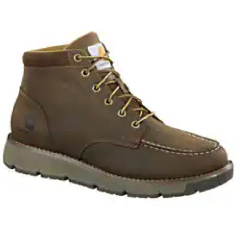 Carhartt Men's Millbrook Soft Toe Waterproof Moc Toe Work Boot -Brown- FM5010-M - Overlook Boots