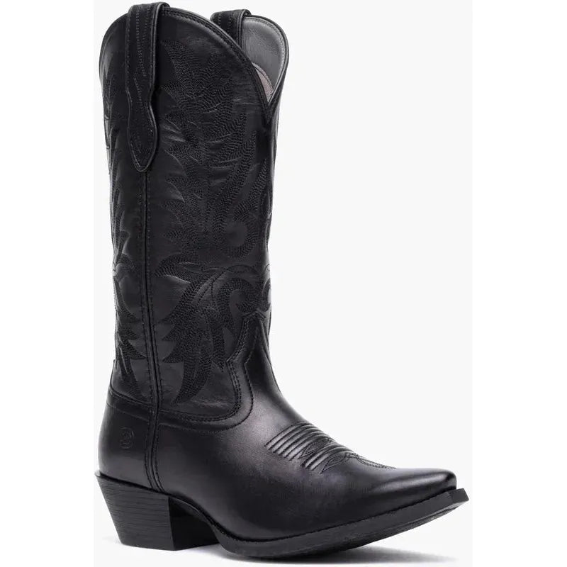 Durango Women's Shyloh 13" Soft Toe Western Work Boot- Black- DRD0508 6 / Medium / Black - Overlook Boots