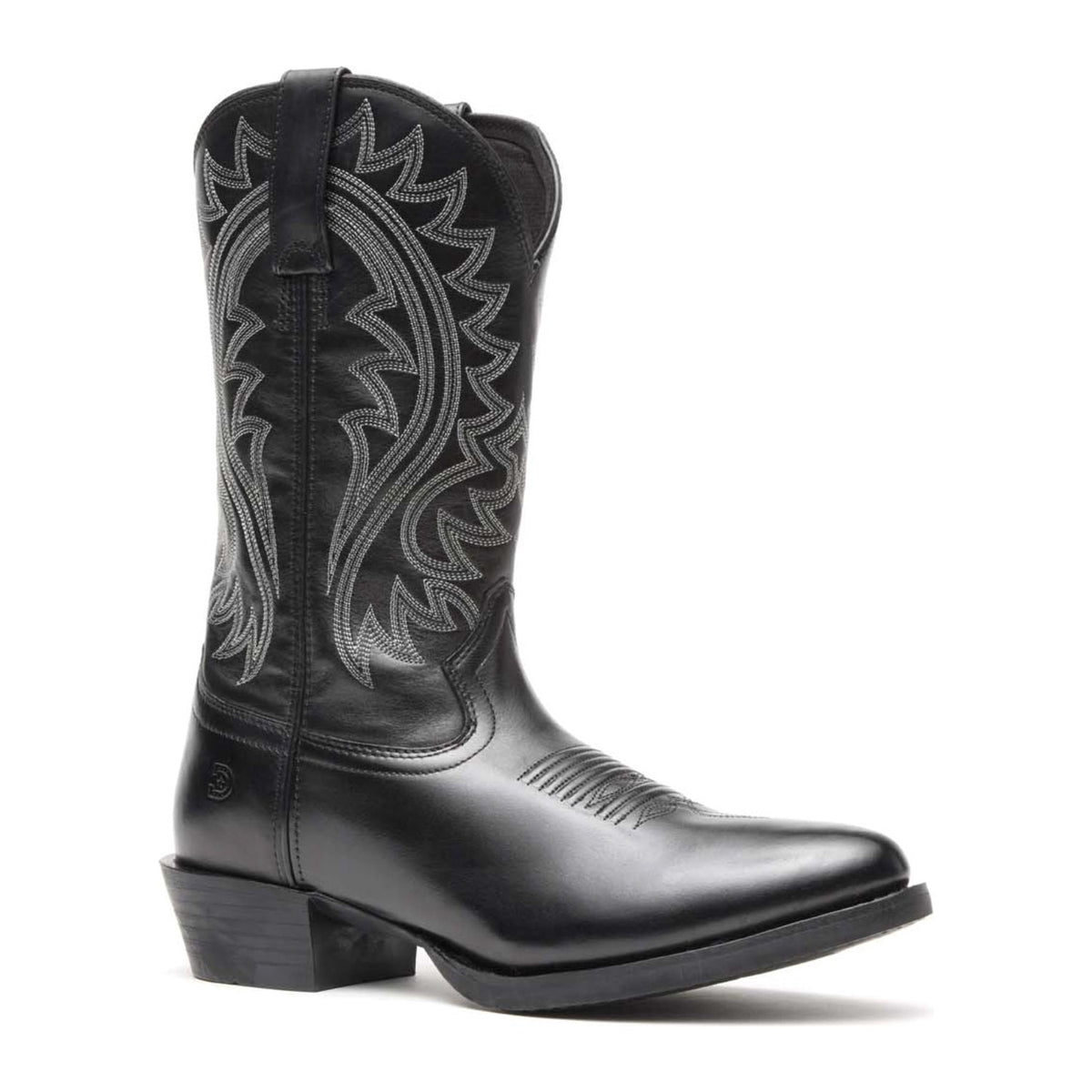 Durango Men's Shyloh 12" R Toe Western Boot - Polished Black Onyx - DDB0485 7 / Medium / Polished Black Onyx - Overlook Boots