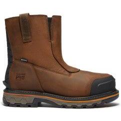 Timberland Pro Men's True Grit Soft Toe Waterproof Chelsea Work Boot - Brown - TB0A64BFEM4 - Overlook Boots
