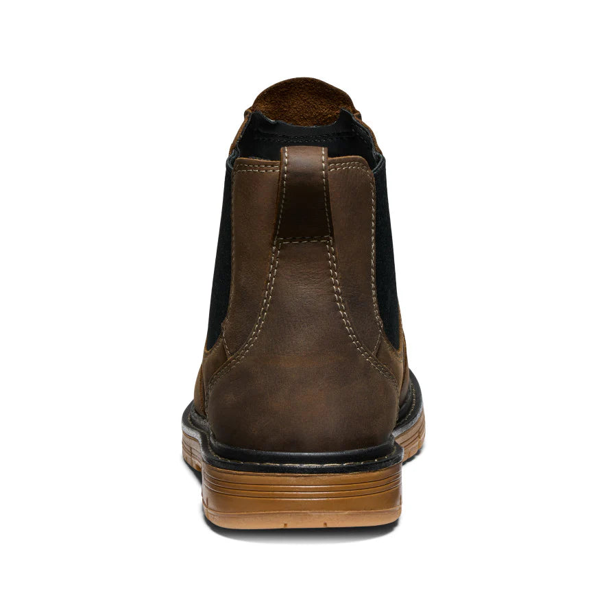 Keen Men's San Jose Aluminum Toe Pull On 90° Heel Boot- Brown- 1030647 - Overlook Boots