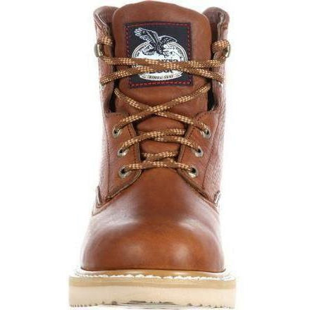 Georgia Men's 6" Wedge Steel Toe Work Boot - Brown - G6342 - Overlook Boots